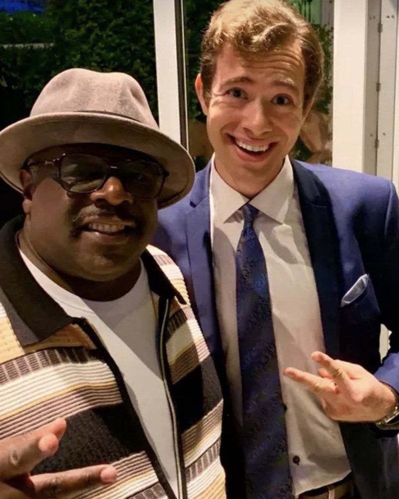 Dylan George with Cedric the Entertainer