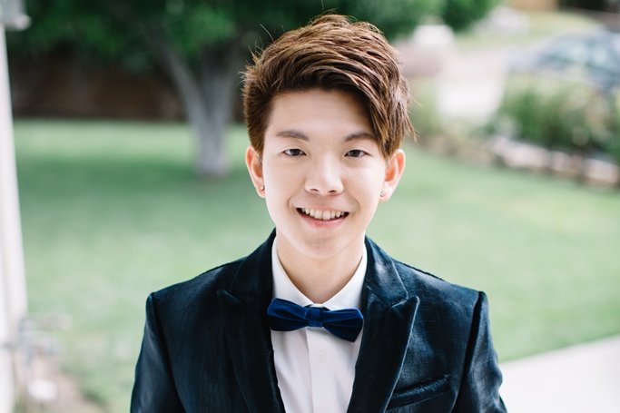 Johnny Wu at a wedding