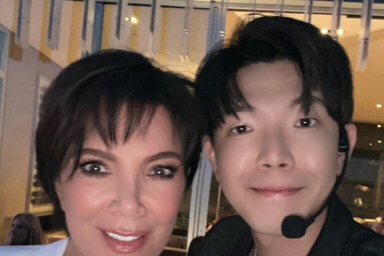 Johnny Wu with a celebrity guest after a private event